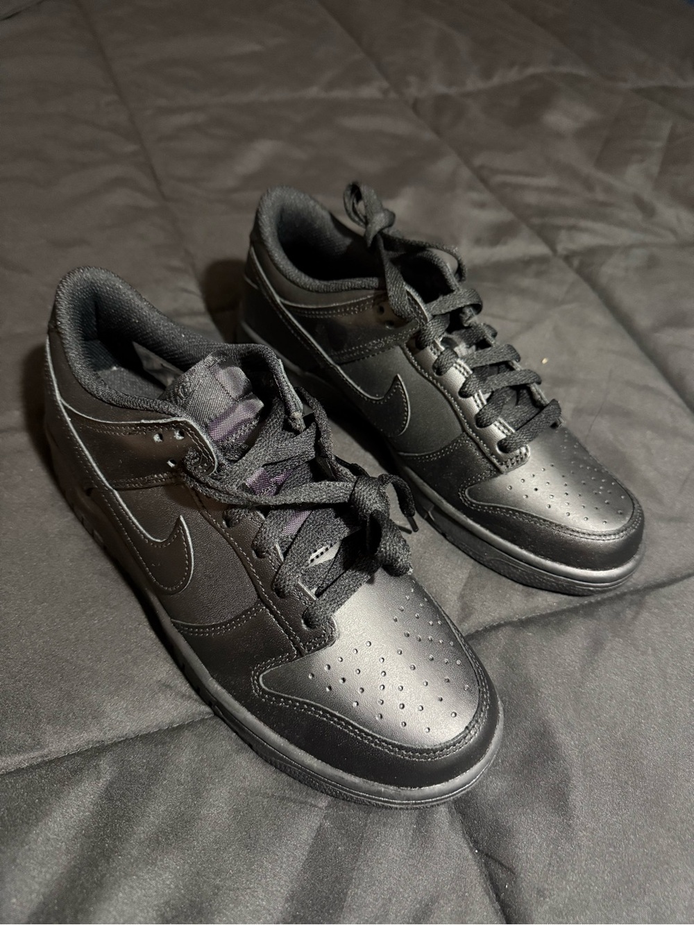 Nike Men's Black Dunk Low-Top Casual Sneakers